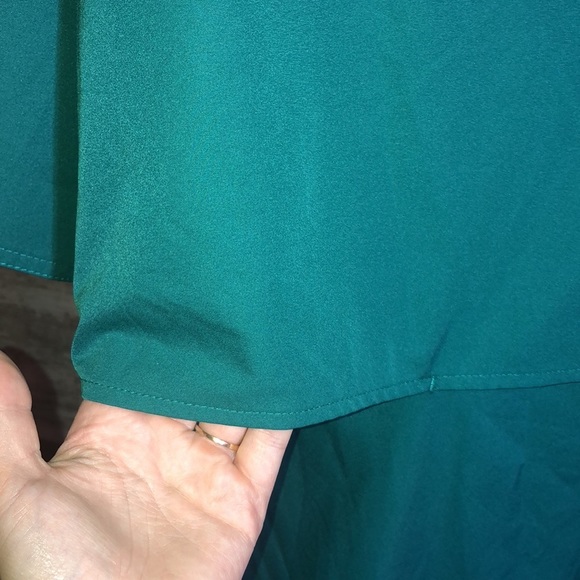 Green carhartt force scrub top nurse shirt doctors shirt carhartt clothing large - Picture 5 of 6